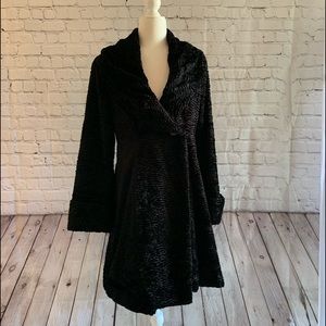 WHBM Faux Fur Coat
